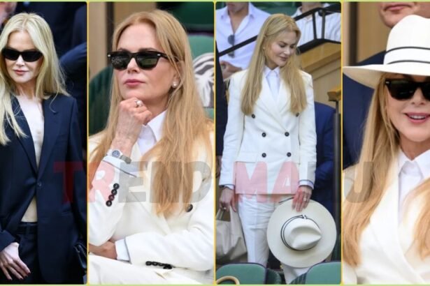 Nicole Kidman Wimbledon Power Suit