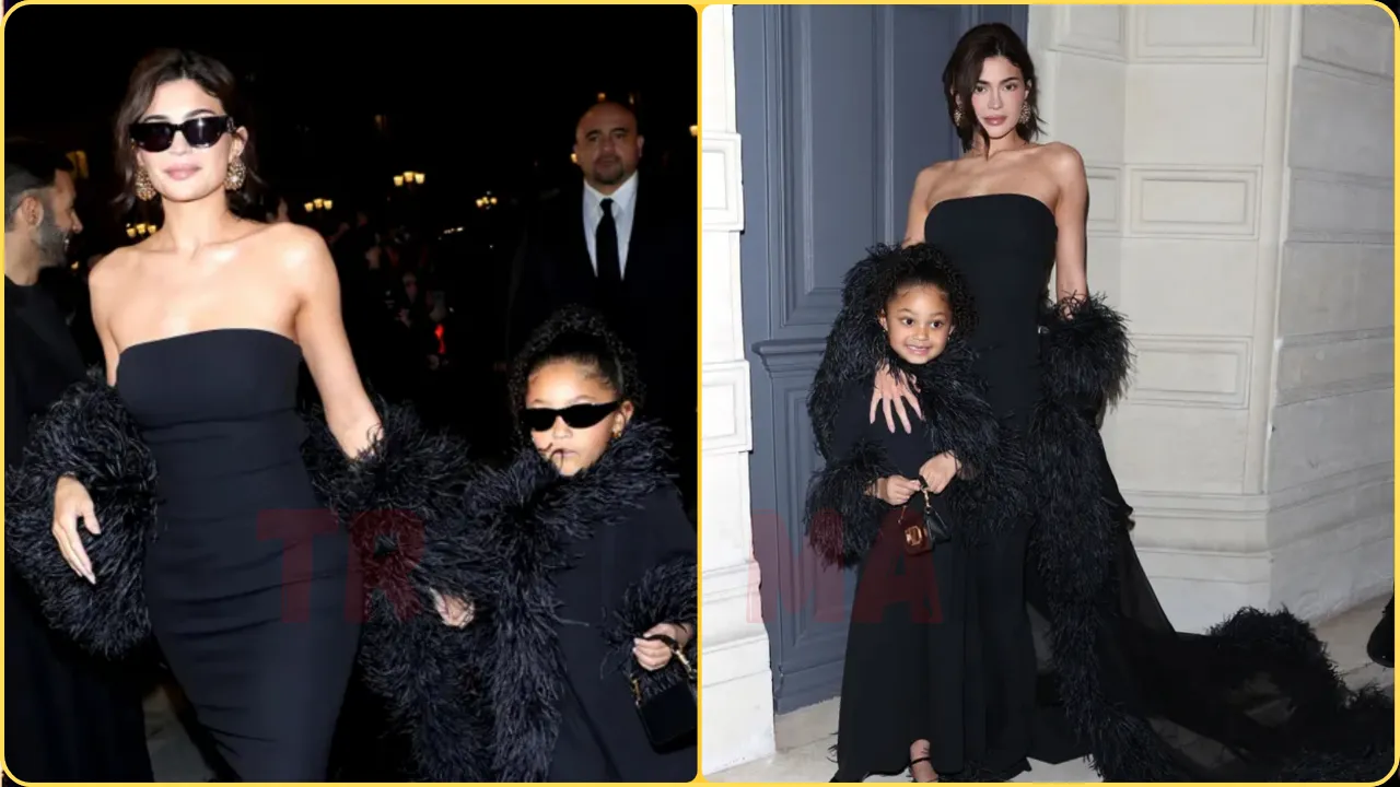 Kylie Jenner Daughter Stormi Steals the Spotlight in a $15,000 Custom Chrome Hearts Outfit