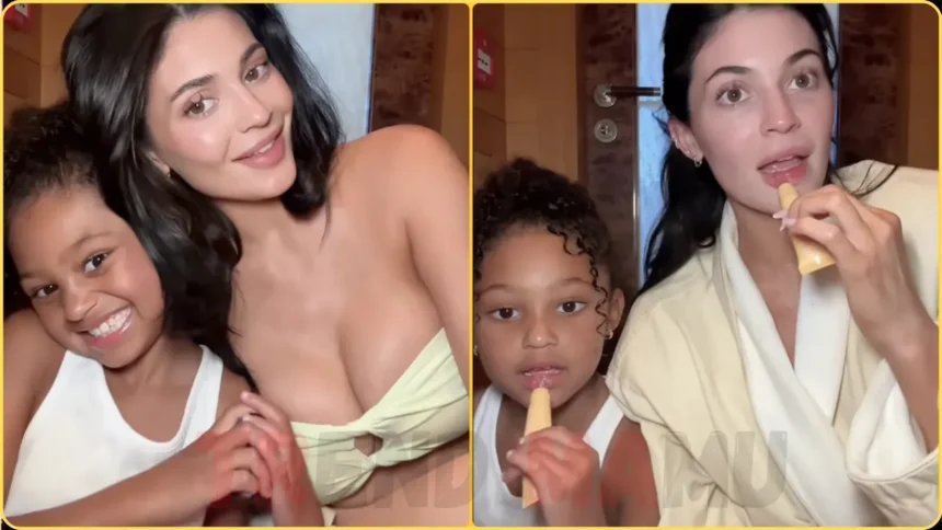 Kylie Jenner Daughter Stormi Steals the Spotlight in a $15,000 Custom Chrome Hearts Outfit