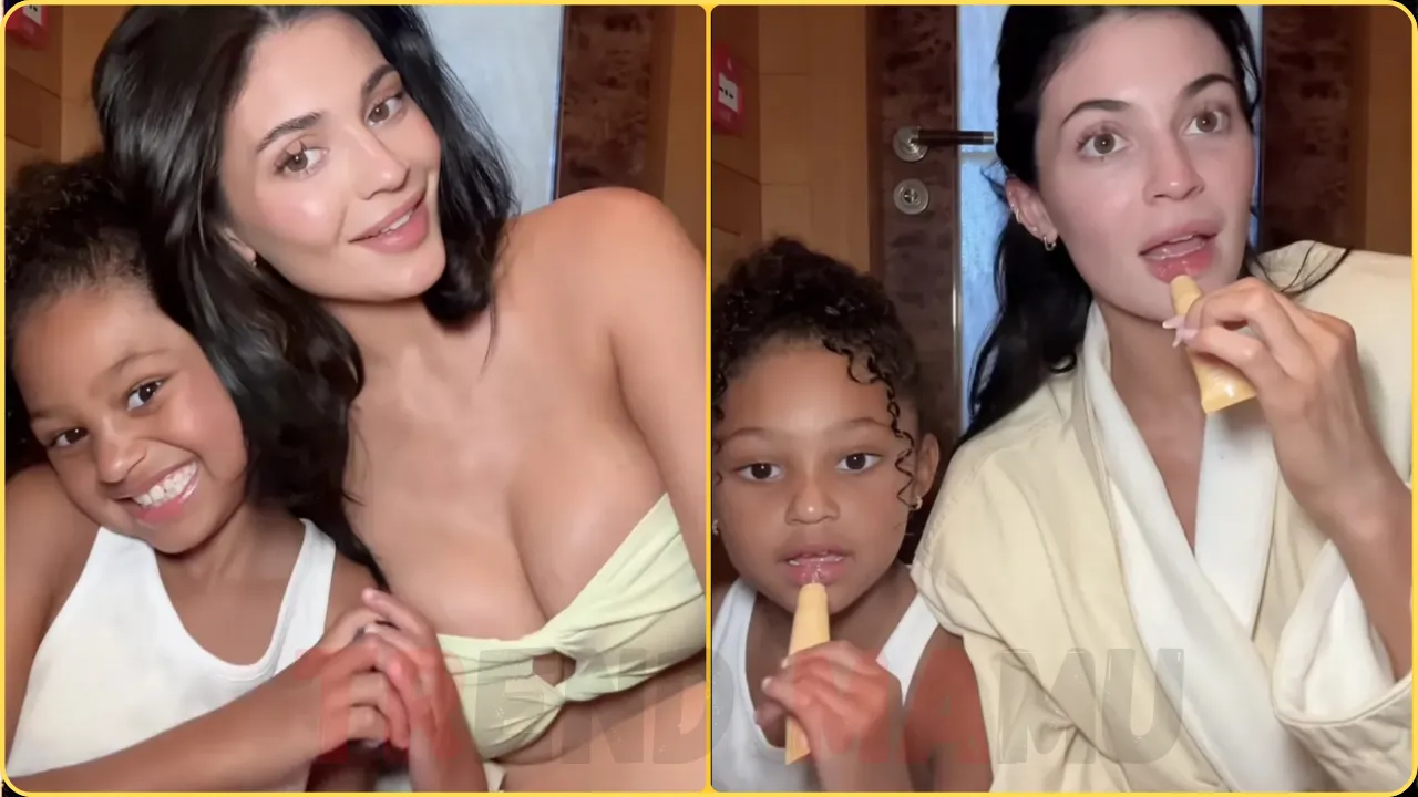 Kylie Jenner Daughter Stormi Steals the Spotlight in a $15,000 Custom Chrome Hearts Outfit