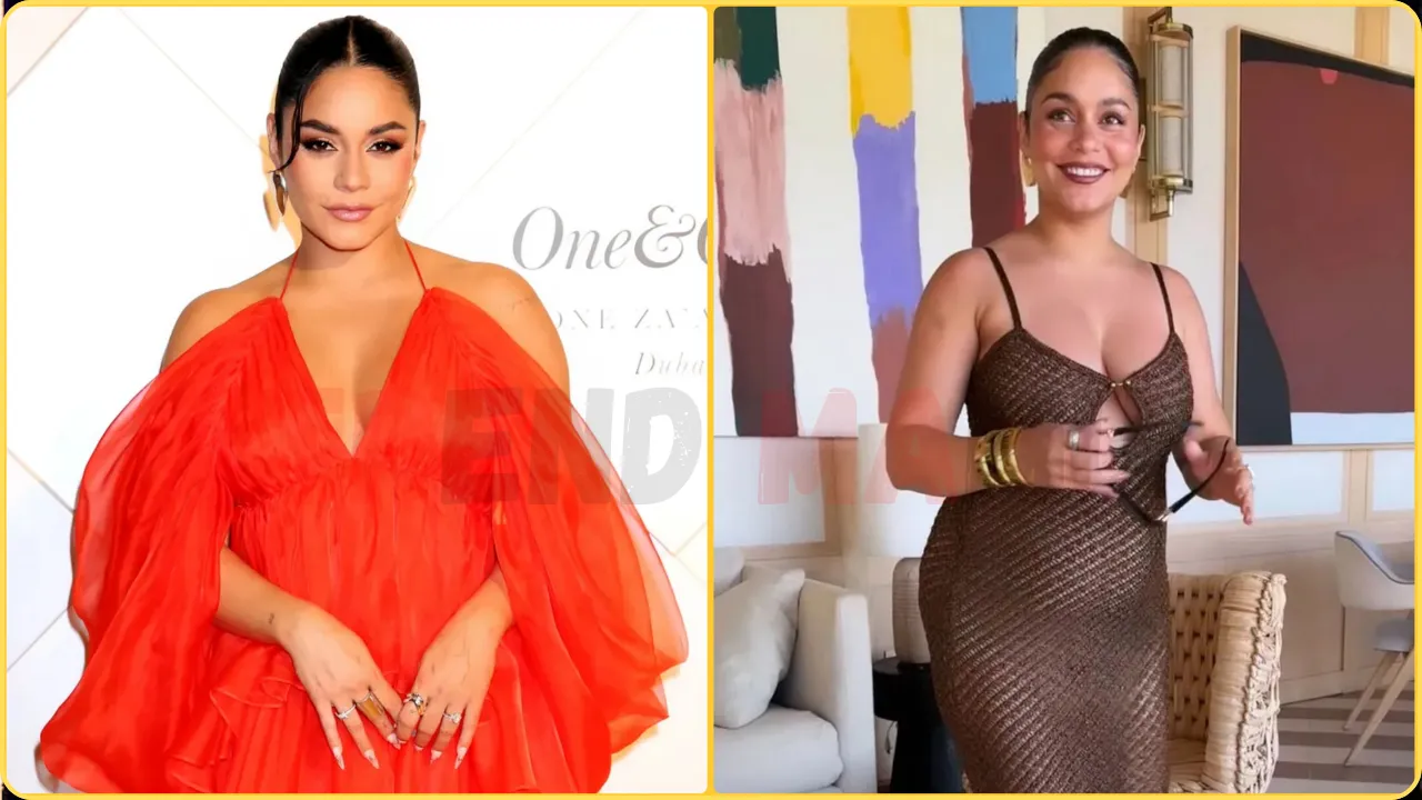 Vanessa Hudgens Stuns in Sheer Dress