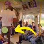 Naked Man Attacked on London Train