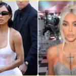 Kim Kardashian blond hair transformation