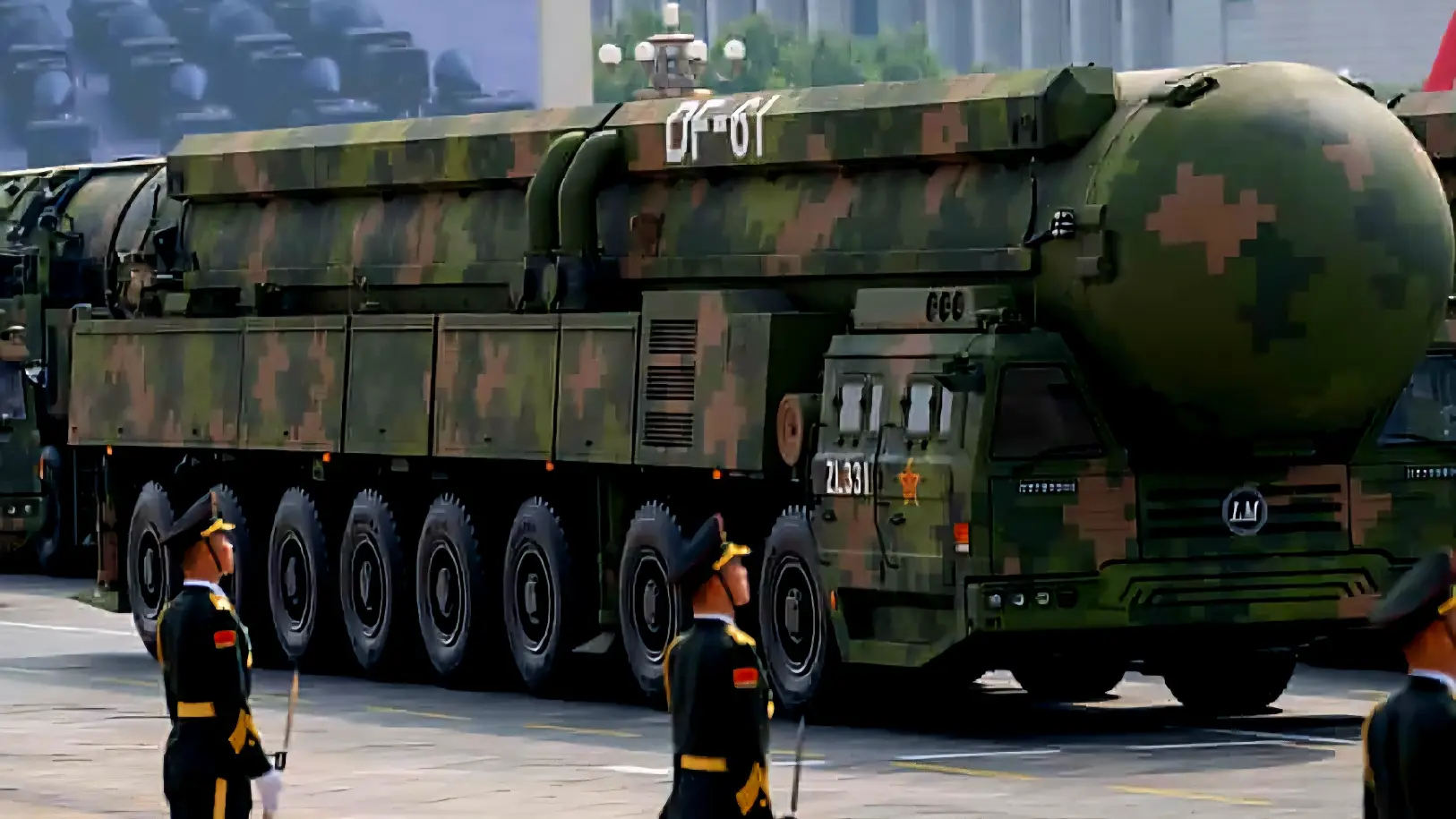 China Military Parade Nuclear Triad Display